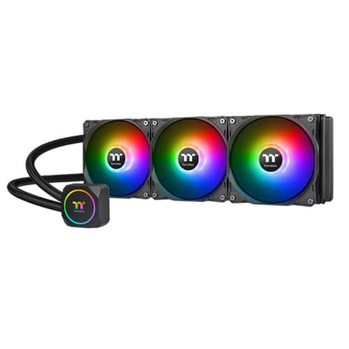 Thermaltake TH360 ARGB Sync AIO Liquid CPU Cooler | 360mm Radiator | ARGB Fans | Motherboard RGB Sync Compatible | High-Performance Cooling Solution