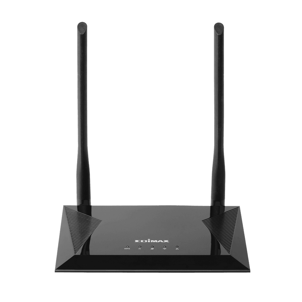 Edimax BR-6428nS V5 N300 4-in-1 Wi-Fi Router | 2.4GHz 300Mbps | Router/Access Point/Range Extender/WISP Modes | High Gain Antenna | Guest Network | WPS Button | Smart Setup (No CD Required)