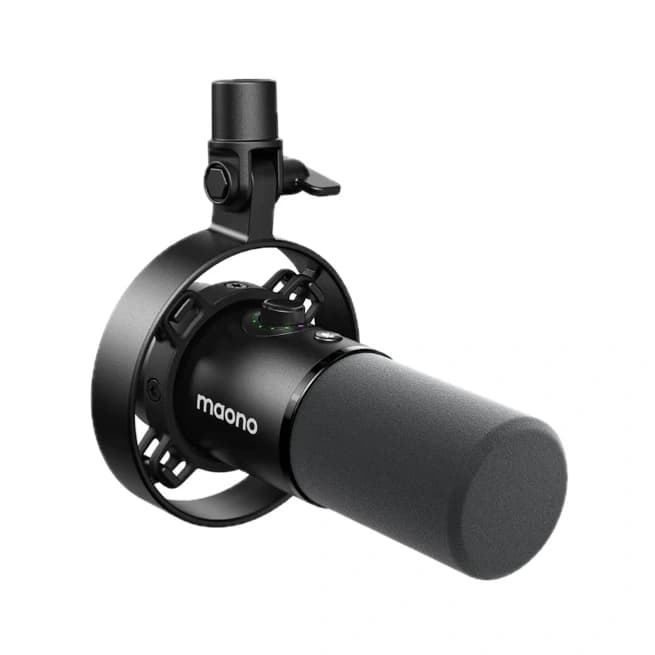 MAONO PD300X USB/XLR Dynamic Microphone | 20 Hz – 20,000 Hz Frequency Response | 120 dB Max SPL | USB & XLR Outputs | On-Mic Touch Mute & Gain Controls | Sleek Metal Body | Studio-Quality Build