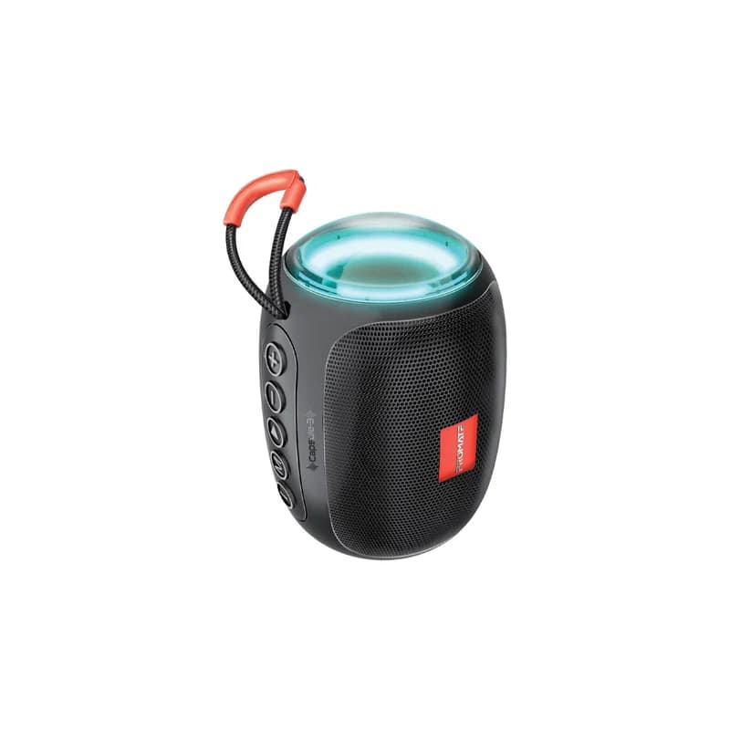 Promate Capsule-3 | Wireless Bluetooth Speaker with LED Lights | LumiFlux™ High-Definition | 5W Output | Bluetooth v5.3 | 10m Wireless Range | 6-Hour Playtime | Compact Design