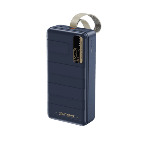 Remax RPP-506 Noah Series | 30000mAh Fast Charging Power Bank | 22.5W Max USB Output | 20W Max Type-C Output | Multi-Protocol Input (Type-C/Micro) | High-Capacity Portable Design | Multi-Device Compatibility
