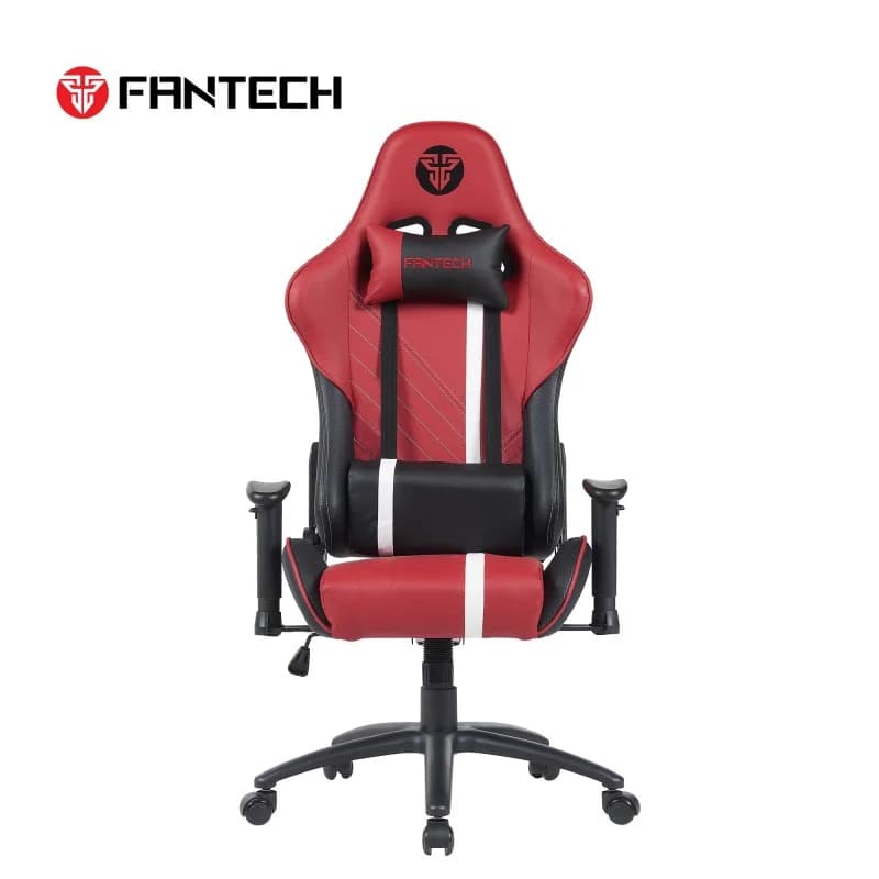 FANTECH GC194 Ergonomic Gaming Chair | 130°–180° Full Backrest Recline | 2D Adjustable Armrests | Class-3 Hydraulic Pistons | PU Leather with Durable Foam | 150 kg Max Load | Smooth High-Quality Wheels