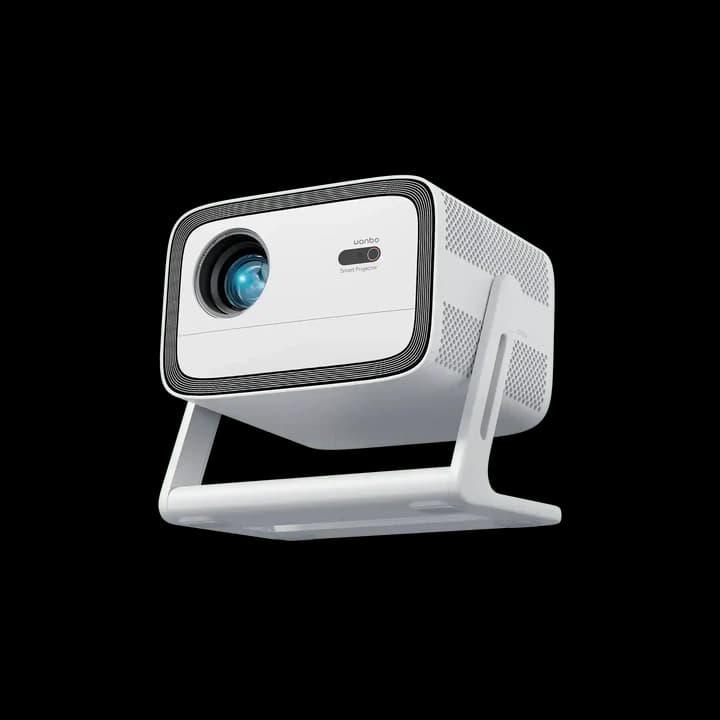 WANBO Vali 1 | Native 1080P Fully Automatic Smart Home Projector | 4K Ultra HD Support | DRM L1 | 900 ANSI Lumens | Android TV 11.0 | Voice Assistant & Chromecast | 12W Speaker | WiFi & Bluetooth