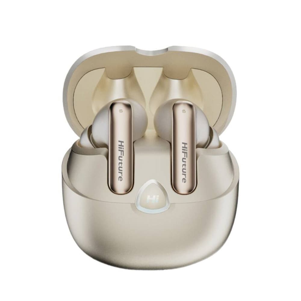 HiFuture Sonic AIR | TWS Earbuds | Bluetooth 5.3 | ENC Noise Cancellation | 35H Playtime | IPX5 Sweatproof | Powerful Bass | Wireless Charging | Lightweight Comfort Fit