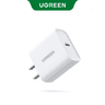 UGREEN 20W PD Fast Charging Power Adapter | Compact USB-C Charger for Smartphones and Tablets | Safe Overnight Charging with Fireproof Shell & Efficient Heat Dissipation