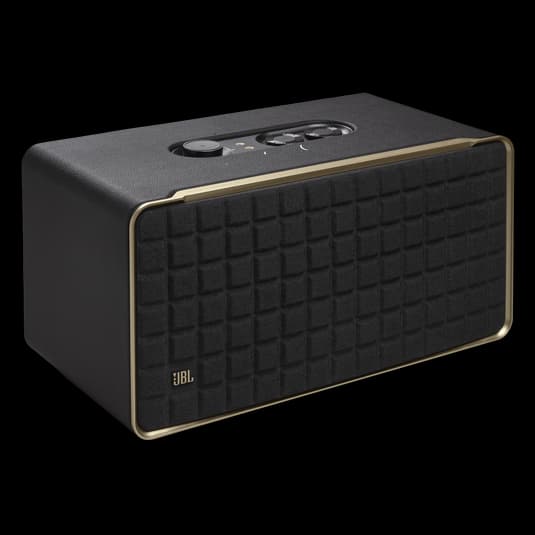 JBL Authentics 500 | Retro-Style Home Speaker | Bluetooth Connectivity | Dolby Atmos Support | Voice Control | Multi-Room Playback | Built-in Alexa & Google Assistant | Automatic Self-Tuning