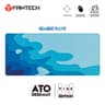 Fantech ATO Deskmat AQUA MP905 | XL Gaming Surface | Water-Resistant Silky Smooth Material | Anti-Slip Base | Anti-Fray Stitching | Low Friction | Japanese Minimalist Design | High-Resolution Edge Printing