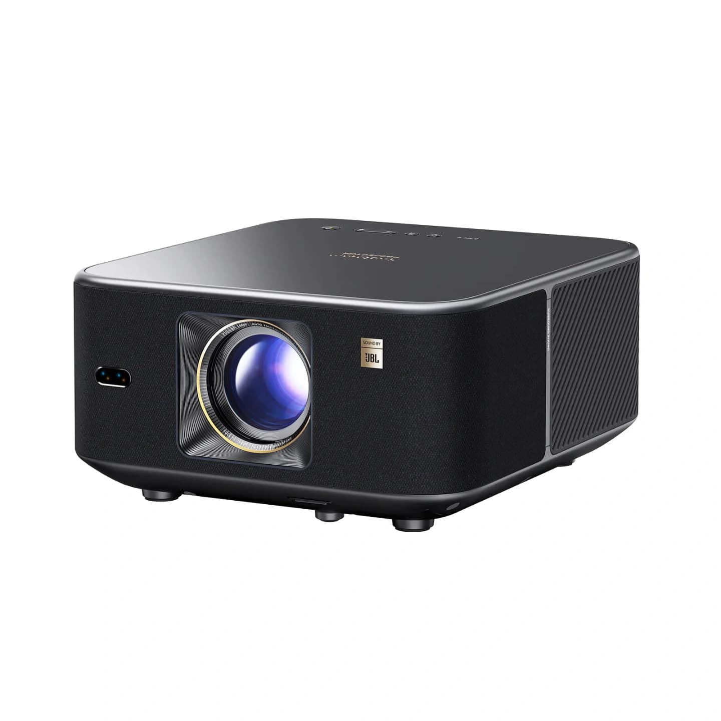 Yaber K3 Smart Full HD Projector | Native 1920×1080 Resolution | 1600 ANSI Lumens LED Brightness | Dual 30W JBL Speakers with Dolby Audio | 40″–200″ Adjustable Projection Size