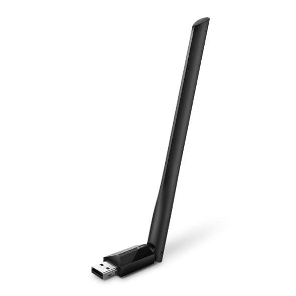 TP-Link Archer T2U Plus | AC600 High Gain Dual Band USB Adapter | Up to 600Mbps (200Mbps 2.4GHz + 433Mbps 5GHz) | USB 2.0 | FCC, CE, RoHS Certified