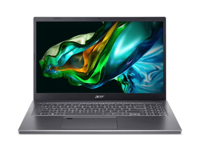 Acer Aspire 5 A515-58 | Intel Core i5 13th Gen 13420H Processor | 8GB DDR5 RAM | 512GB NVMe Gen4 SSD | Intel UHD Graphics | 15.6″ FHD Touchscreen Display | Windows 11 Home | White Backlit Keyboard