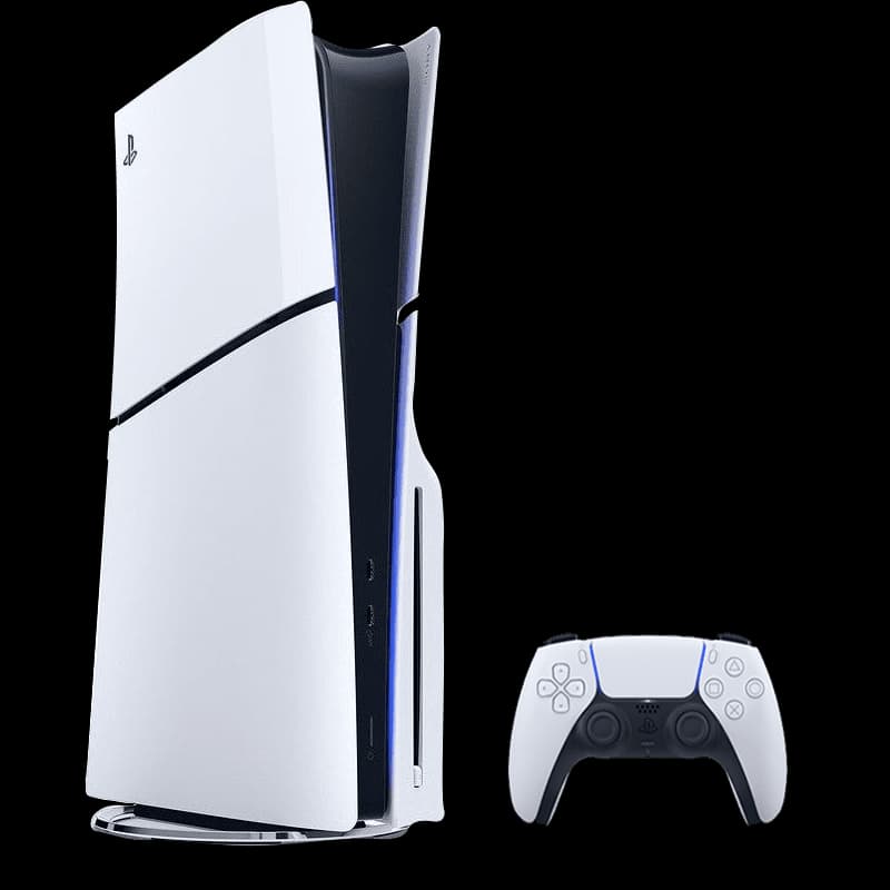 Sony PlayStation 5 Slim Disc Edition | AMD Ryzen Zen 2 8-Cores 16-Threads Processor | RDNA 2 Radeon 10.3 TFLOPs GPU | 16GB GDDR6 RAM | 1TB SSD Storage | Wi-Fi 6 & Bluetooth 5.1 | HDMI 2.1, Ethernet, USB-C & USB-A Ports