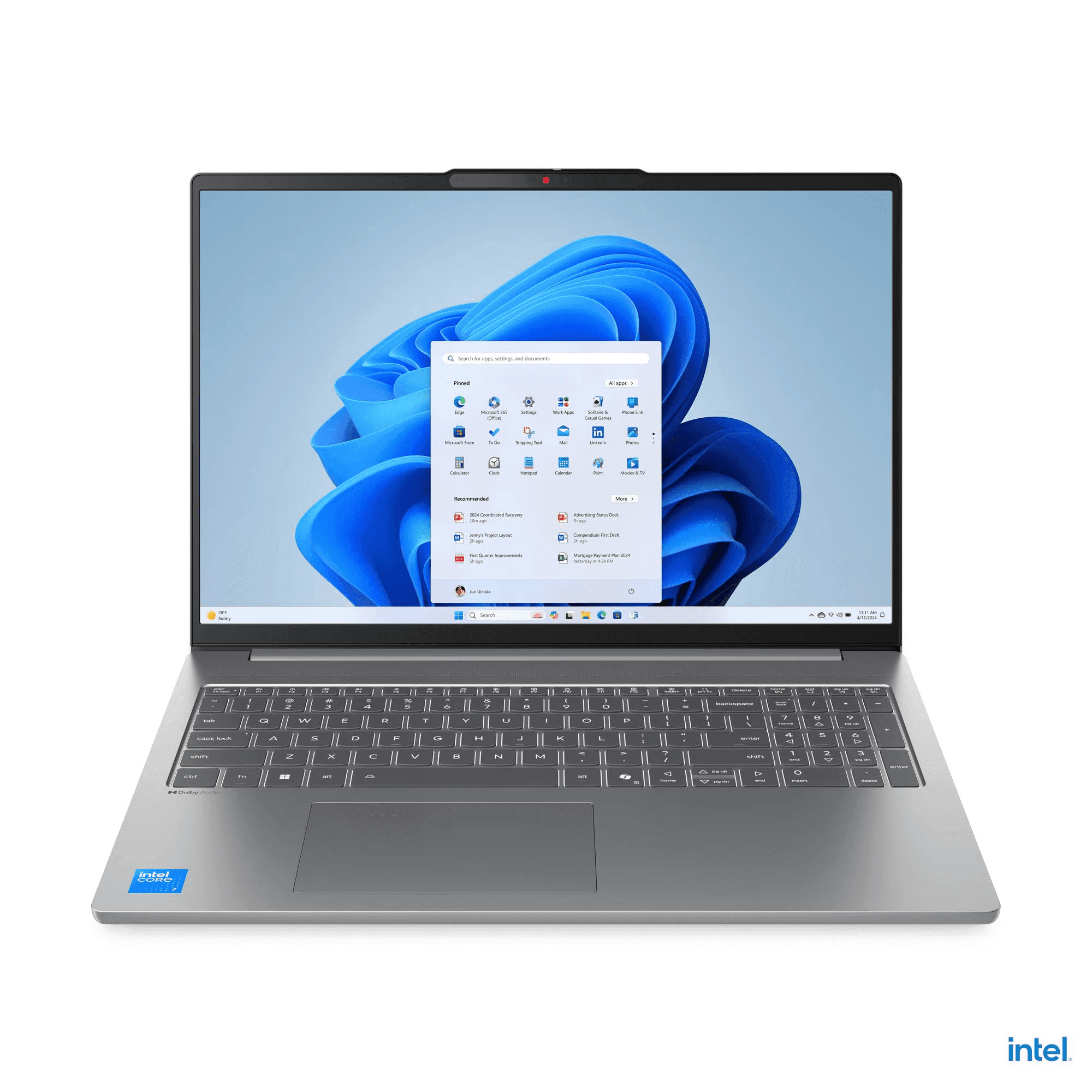 Lenovo IdeaPad Slim 5 16IRH10R | Intel Core 7-240H Processor | 16GB RAM | 512GB SSD | 16″ WUXGA Touch Display | Backlit Keyboard | Windows 11 Home