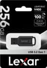 Lexar JumpDrive V400 USB 3.2 Gen 1 Flash Drive | 256GB Capacity | Up to 100MB/s Read Speed | Compatible with PC and Mac Systems