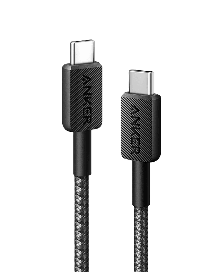 Anker USB-C to USB-C Cable | 60W Fast Charging | 3FT | Type-C Charger for iPhone 16 Series | iPad Mini 6 & More | Black