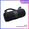 REMAX RB-M55 | Portable Bluetooth Speaker | IPX6 Waterproof | Bluetooth/AUX/USB Inputs | Built-in Mic | 3.5H Playtime | 60H Standby | USB-C Charging | Compact Strap Design | Multi-Device Compatibility