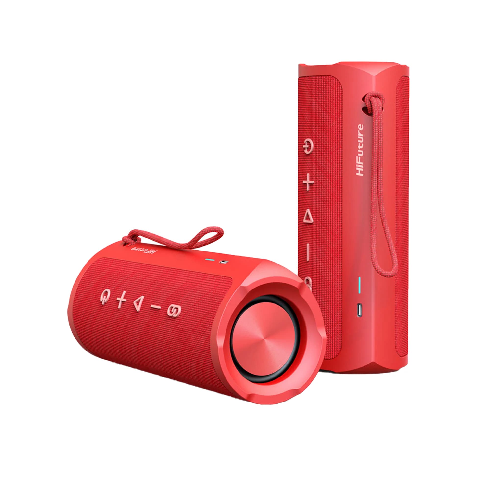 HiFuture Ripple | Portable Bluetooth Speaker | 30W Output | 2-Way Speaker System | IPX7 Water Resistant | TWS Pairing (Dual Stereo) | 12H Playback | Bluetooth 5.3 | Type-C Fast Charging (10W)