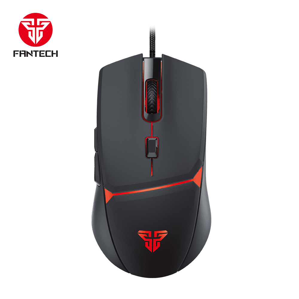 Fantech Crypto VX7 | Wired Gaming Mouse | Optical Sensor | 8000 DPI | 125Hz Polling Rate | 10M Keystroke Durability | 20G Acceleration | RGB Lighting | Macro Support | Ergonomic Design