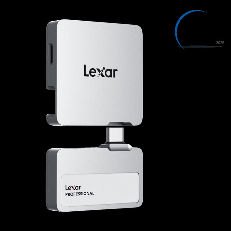 Lexar Professional Go Portable SSD with HUB | 1TB Capacity | USB Type-C to USB 3.1 Interface | Up to 1050MB/s Read & 1000MB/s Write Speed | Compact and Easy-to-Use Design
