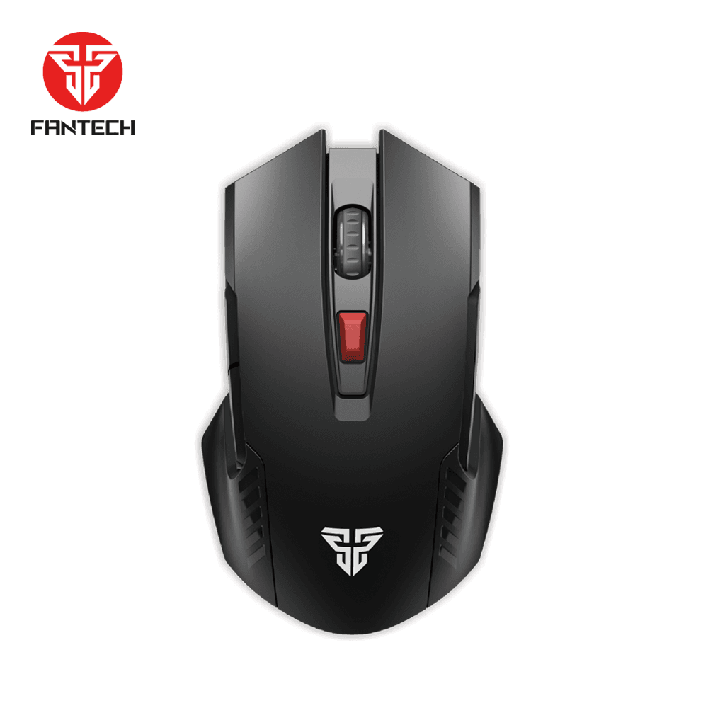 Fantech Raigor II WG10 Pro | Wireless Gaming Mouse | PixArt Optical Sensor | 2000 DPI | 125Hz Polling Rate | 5M Keystroke Durability | 10G Acceleration | 2.4GHz Wireless | Ergonomic Design | Extended Battery Life