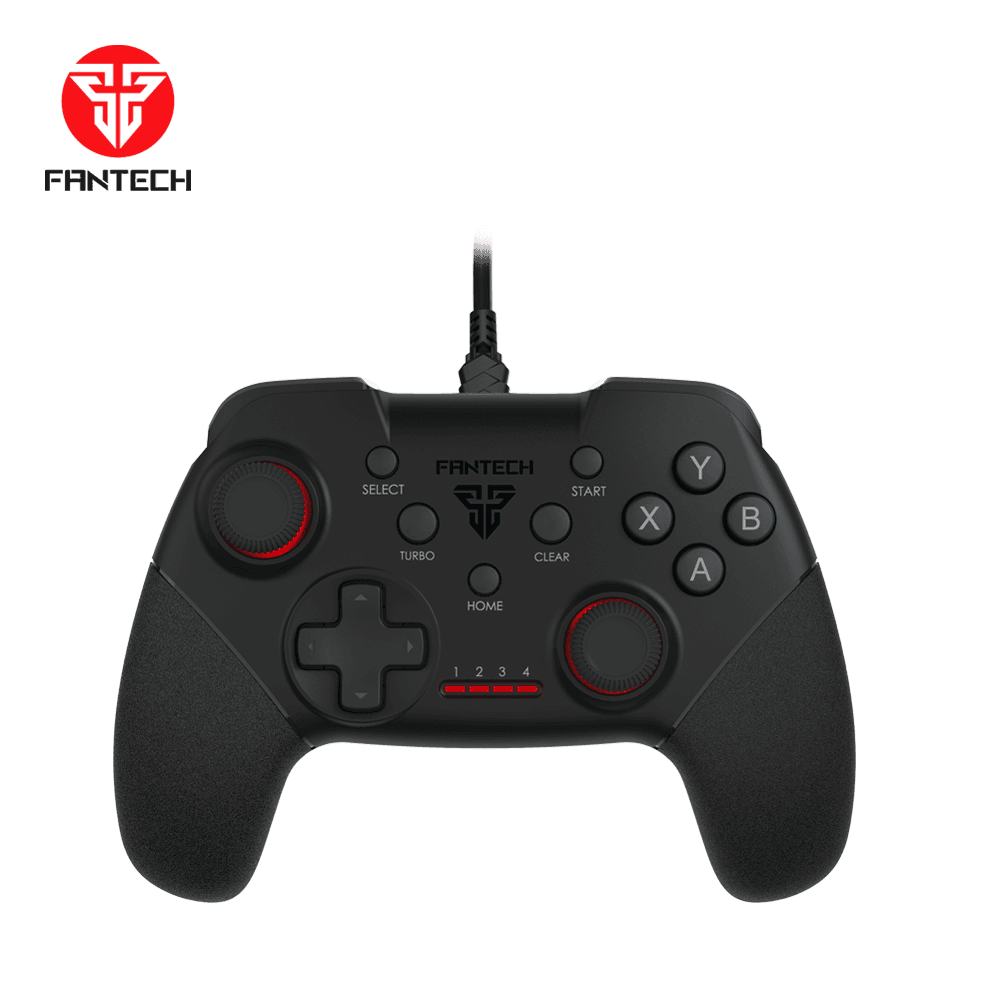 Fantech GP13 SHOOTER | Wired USB Gaming Controller | Dual Vibration Feedback Motors | 1.8M Cable | Turbo Function | PC, Laptop & PS3 Compatibility