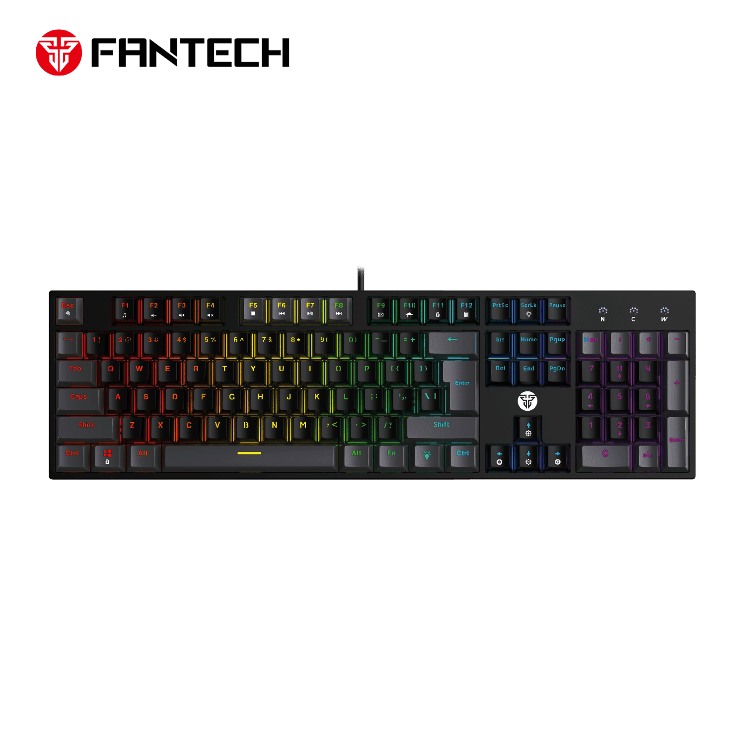 Fantech MK886 V2 Atom 104 Mechanical Keyboard – Sumi Edition