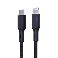 Aukey CB-NCL1 | 1m Nylon Braided USB-C to Lightning Cable | Fast Charging & Data Sync | Durable Tangle-Free Design | iPhone & iPad Compatible | MFi Certified (Assumed)