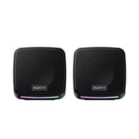 Havit HV-SK764 | USB Stereo Sports Speaker | 3W x 2 Output | 52mm Drivers | 100Hz–20kHz Frequency | RGB LED Lighting | Dual Connectivity (USB + 3.5mm) | 4Ω Impedance | Dynamic Sound