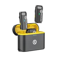 Hollyland Lark C1 Duo | 2-Person Wireless Microphone System | 32-Hour Battery Life | 48kHz Audio Quality | Intelligent DSP Noise Reduction | Plug-and-Play Design