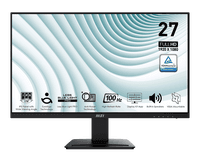 MSI Pro MP273A 27" IPS Monitor (Full HD 1920 x 1080 | 100Hz Refresh Rate | 106% sRGB Coverage | HDMI, VGA, DisplayPort | 2 x 3W Built-in Speakers | 16.7 Million Colors | 1-Year Warranty)