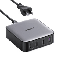 UGREEN Nexode 100W USB-C Charger | 4-Port GaN Fast Charging Station | Desktop Power Hub for MacBook Pro | Dell XPS | iPhone 16/16 Pro | Galaxy S24/S23 Ultra | iPad | Steam Deck