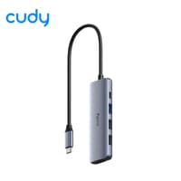 Cudy UH405 Type-C 5-in-1 Hub | 4K@30Hz HDMI | 1x USB 3.0 + 2x USB 2.0 | USB-C PD Input (Up to 100W) | Aluminum Alloy + ABS Build | USB-C 3.2 Gen 1 Interface