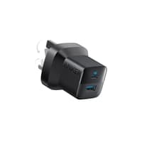 Anker 323 Dual-Port Fast Charger | 33W USB-C Power Delivery & USB-A Quick Charge Adapter | Compact Wall Charger for Smartphones, Tablets & Laptops
