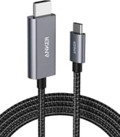 Anker USB-C to HDMI Cable 6ft | 4K UHD 60Hz High-Performance Adapter | 10Gbps High-Speed Data Transfer | Premium Nylon-Braided Design for Laptops, Tablets & Smartphones