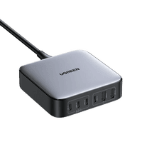 UGREEN Nexode 200W USB-C GaN Charger | 6-Port Desktop Charging Station | High-Speed Power for Laptops | Tablets | Phones & More