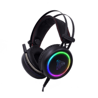 FANTECH HG15 | 7.1 Surround Sound Gaming Headset | 50mm Driver Unit | RGB Lighting (Red LED) | USB Connectivity | Built-in Microphone | Immersive Audio Experience