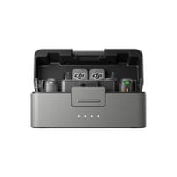 DJI Mic 3 | Dual Transmitters + Single Receiver with Charging Case | 250m Range | 32-Bit Float Recording | 15H Battery with Case | Omnidirectional Mics | USB-C & 3.5mm TRS Connectivity