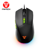 Fantech Phantom  II VX6 | Wired Macro Gaming Mouse | Optical Sensor | 400-7200 DPI | 60 IPS | 20G Acceleration | 125Hz Polling | 20M-Click Switches | 7 Programmable Buttons | On-Board Memory | Running RGB Illumination