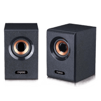 Rapoo A80 Compact Stereo Speaker | Wired 2.0 Multimedia Audio | For Laptop | PC & Other Devices
