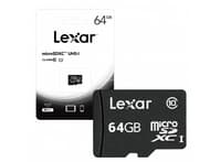 Lexar microSDHC/microSDXC UHS-I Card | 64GB Capacity | Up to 100MB/s Read Speed | Class 10 | U3 | V30 | A1 | Ideal for Apps, Full HD & 4K Video Recording