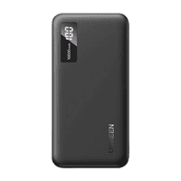 UGREEN 30W Mini Power Bank | 10,000mAh Portable Charger | 2-Port PD 3.0 USB-C + A | Fast Charging with Digital Display | Compatible with iPhone 16 Pro Max | MacBook Air | iPad Pro | Galaxy S24 | Pixel 9 | Black