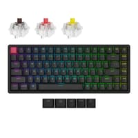 Keychron K2 Wireless Mechanical Keyboard V3 | Layout 75% compact layout (84 keys) | Hot-Swappable Switches | RGB Backlight | Bluetooth 5.1 & USB-C | 4000mAh Battery