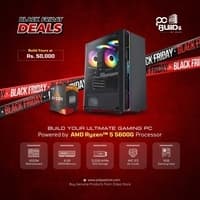 Gaming PC Build | AMD Ryzen 5 5500G Processor | A520M Motherboard | 8GB DDR4 RAM | 512GB NVMe SSD | Ant ICE Air Cooler | RGB Gaming Case