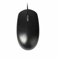 Rapoo N100C | Wired USB-C Optical Mouse | 1600 DPI Tracking | 3-Button Control with 2D Grip Wheel | Plug-and-Play Connectivity