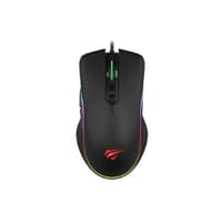 Havit MS1006 | RGB Wired Gaming Mouse | 3200 DPI | 7 Programmable Buttons | Ergonomic Design | 1.5M Cable | Click Feedback | Precision Tracking | Customizable Lighting