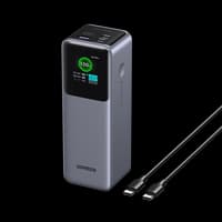 UGREEN Nexode Power Bank 25000mAh 200W Portable Charger | 90Wh PD 3.1 Fast Charging Battery Pack with 3 USB-C Ports | TFT Smart Display | Compatible with MacBook Pro/Air, iPad, iPhone 16, Samsung S24, Dell, HP & More