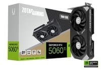 ZOTAC Gaming GeForce RTX 5060 Ti Twin Edge OC Graphics Card with 8GB GDDR7, 128-bit, 28 Gbps, PCIe 5.0, DLSS 4, IceStorm 2.0 cooling, SFF-ready (ZT-B50610H-10M).