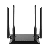 Edimax BR-6476AC AC1200 Dual-Band Wi-Fi Router | 2.4GHz: 300 Mbps, 5GHz: 867 Mbps | 4 High Gain Antennas | 4-in-1 Mode (Router/AP/Extender/WISP) | WPS Button & Smart Setup | Backward Compatible with 802.11b/g/n