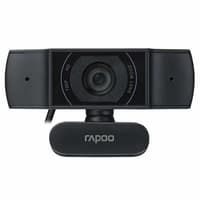 RAPOO C200 | 720p HD USB Webcam | Wide-Angle Lens | Built-in Noise-Reducing Microphone | High-Clarity Imaging | Flexible Adjustable Mount | Universal Plug & Play