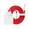 OnePlus SUPERVOOC 100W Charger | Polycarbonate Material | 100-130V AC Input | 5V DC 2A Output | USB-C Connector | Lightweight & Portable | Wide Compatible