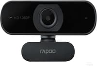 RAPOO C260 | 1080p Full HD USB Webcam | Dual Noise-Canceling Microphones | 95° Ultra-Wide View | 2MP High-Resolution Sensor | Compatible with Zoom/Skype/Teams | for Conferencing & Streaming